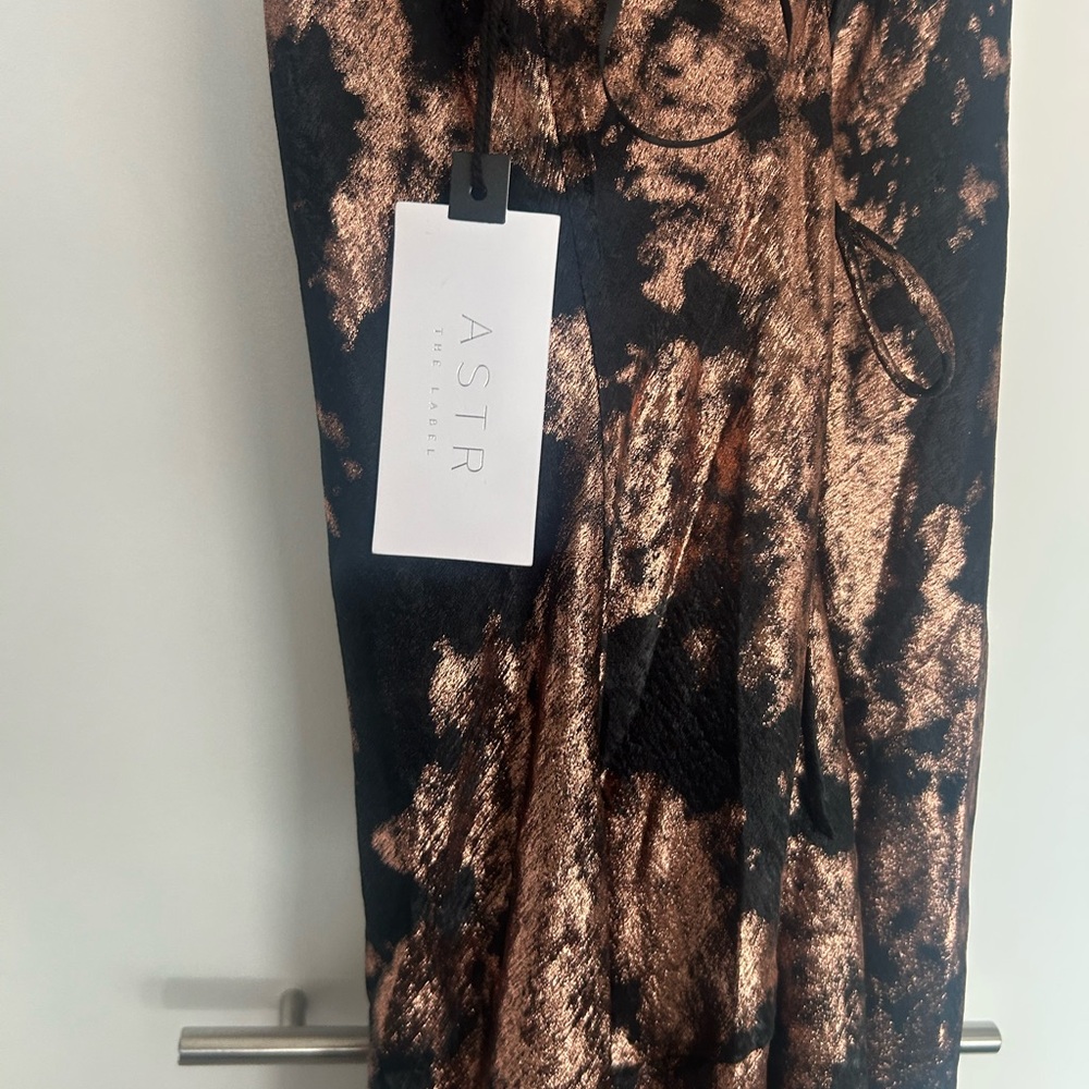 Astr Black & Rose Gold Dress - Picture 9 of 10